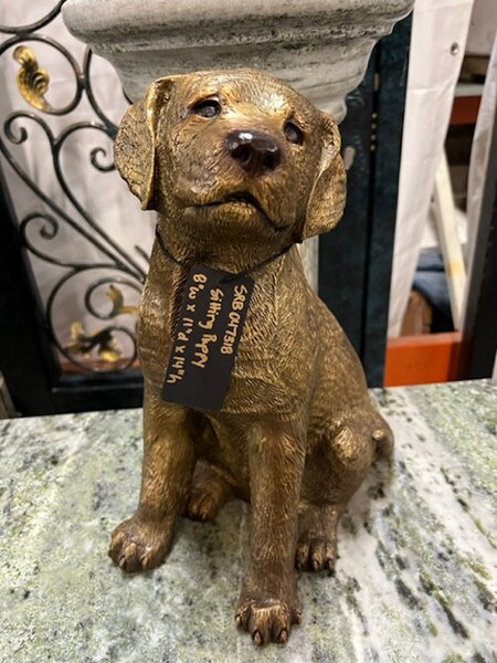 Labrador Retriever Bronze Dog Statue remarkable lifelike representation